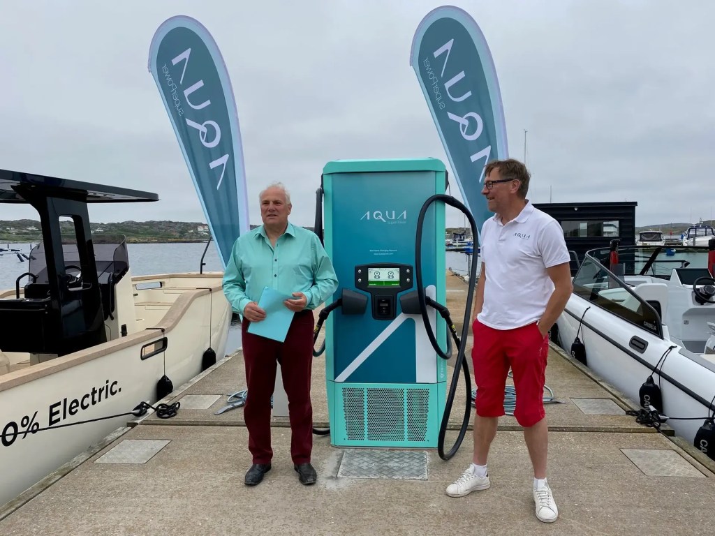 Snabbladdare invigd vid Strana&nbsp;elbåtsmässa