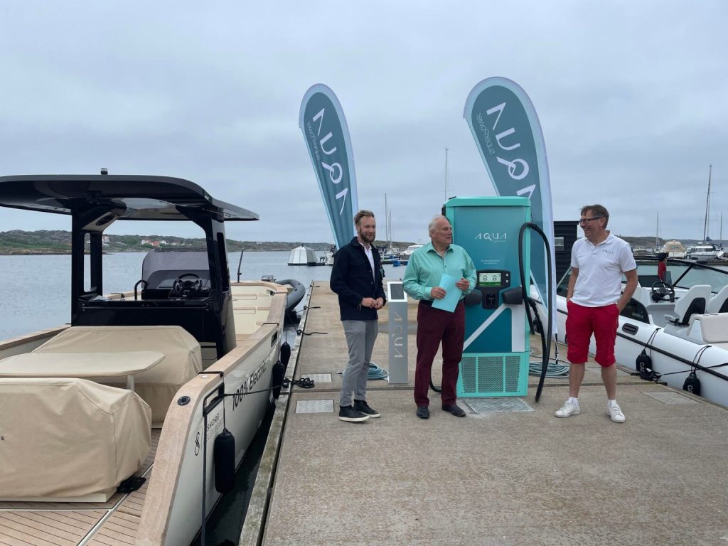 Laddkorridor för elbåtar växer – Aqua Hälleviksstrand&nbsp;invigd