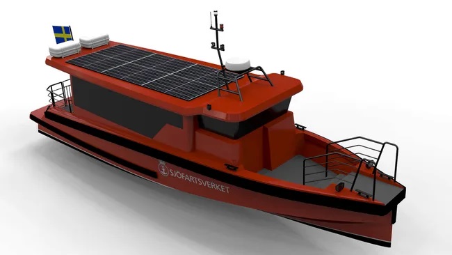 Ny elbåt ska köra lotsar i&nbsp;Stockholm